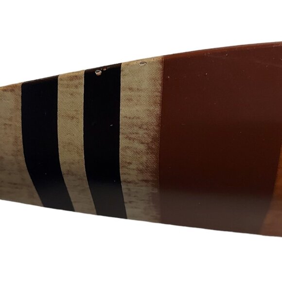 Airplane Propeller Blade Stylish Red Metal Spinner Pawnee Indian Wall Decor 28" - Picture 7 of 10